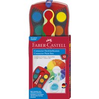 FABER-CASTELL Deckfarbkasten CONNECTOR, 12 Farben, rot – Bild 2