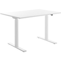 Topstar Sitz-/Steh-Schreibtisch, (B)1.200 mm, weiß/weiß – Bild 2