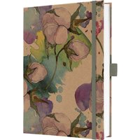 sigel Notizbuch Jolie Pure, Cottonflowers, DIN A5, liniert