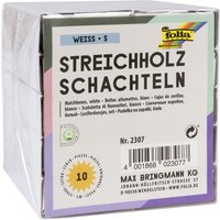 folia Streichholzschachteln, blanko, weiß – Bild 2