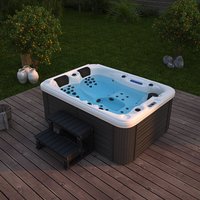 Outdoor Whirlpool BEACH - Mit Treppe und Thermoabdeckung – Bild 2