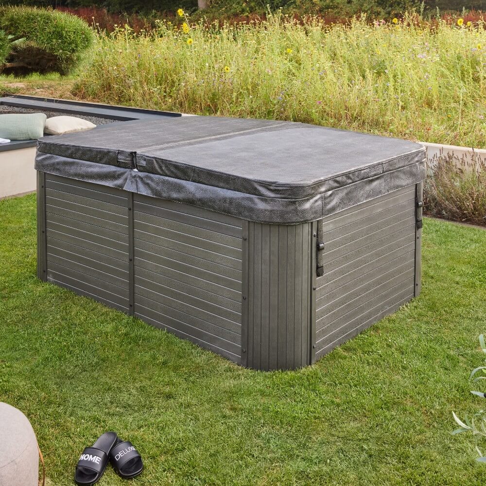 Outdoor Whirlpool BEACH - Mit Treppe und Thermoabdeckung – Bild 5