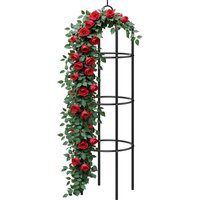 Gardebruk Rosensäule Schwarz 200x40cm