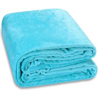 monzana 105324 Kuscheldecke Hellblau