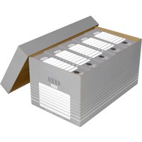 ELBA tric Archiv- und Transportbox für A4, grau/weiß – Bild 2