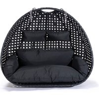 Home Deluxe 4058166247384 Hängesessel Schwarz – Bild 2
