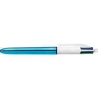 BIC Druckkugelschreiber 4 Colours Shine, 0,32 mm, fuchsie
