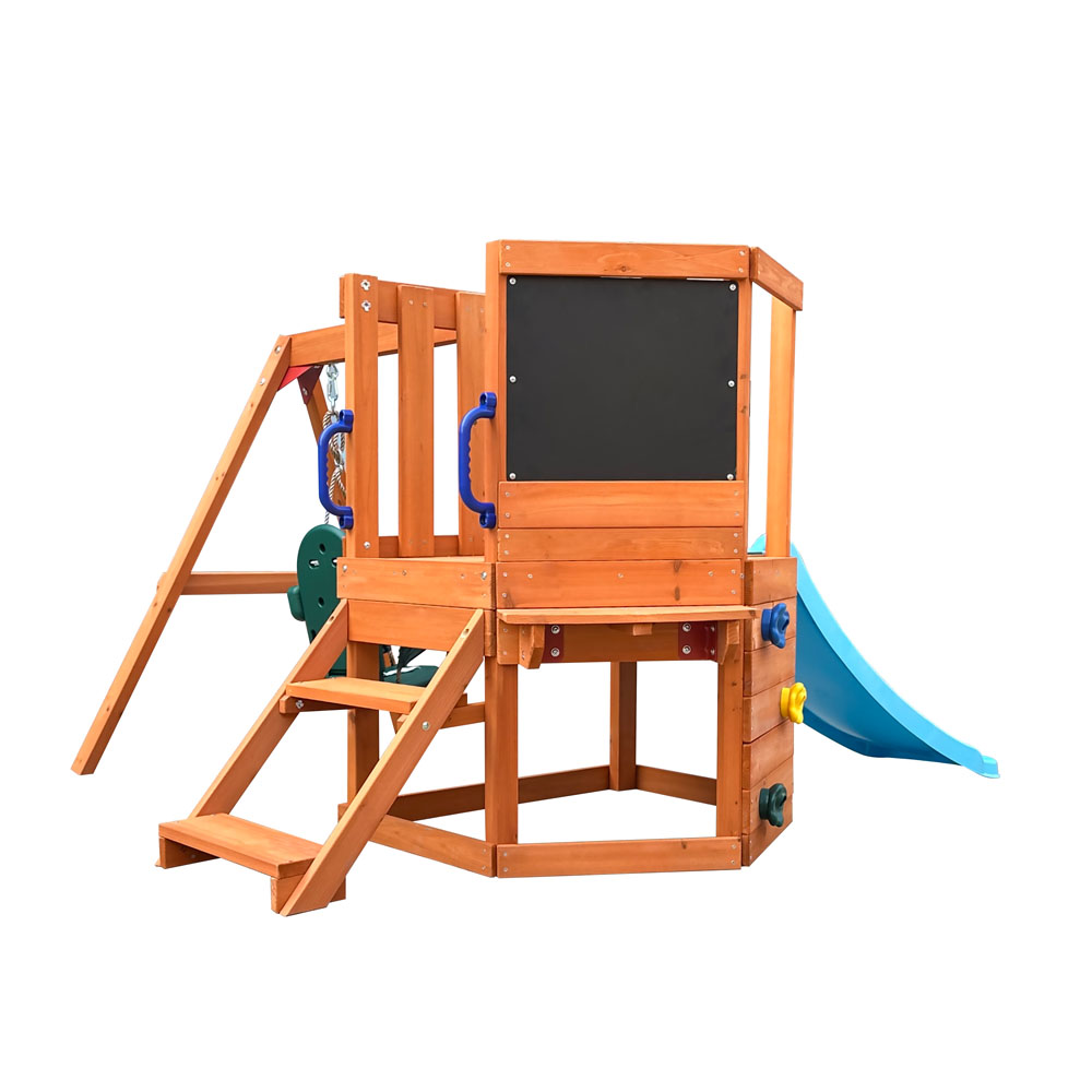 Spielturm mit Schaukel ROMI 199 x 116 cm – Bild 6
