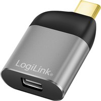 LogiLink USB-C - Mini DisplayPort Adapter, Aluminium-Gehäuse