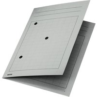 LEITZ Umlaufmappe, DIN A4, Manilakarton 320 g/qm, grau
