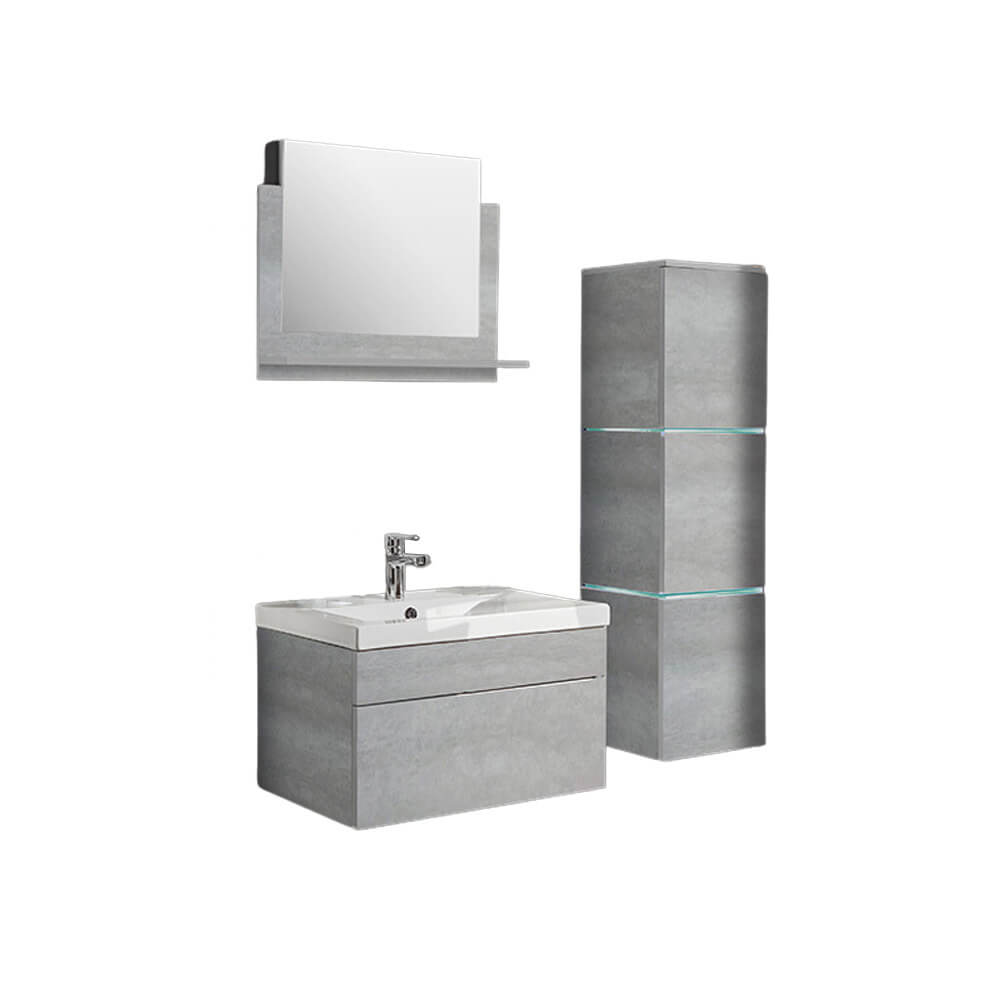 Home Deluxe 4058166164186 Badmöbelset Grau – Bild 5