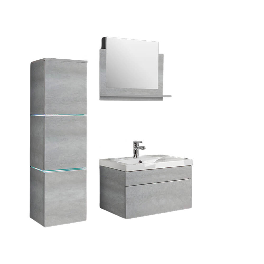 Home Deluxe 4058166164186 Badmöbelset Grau – Bild 6