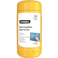 Fellowes Bildschirm-Reinigungstücher, 100er Spenderdose