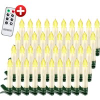 monzana 996791 LED Weihnachtsbaumkerzen