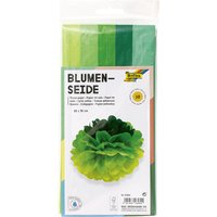 folia Seidenpapier, (B)500 x (H)700 mm, 20 g/qm, Mix grün – Bild 2