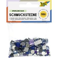 folia Schmucksteine, Sparkling Blue, Acryl