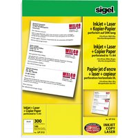 sigel Multifunktionspapier, MultiPrint, A4 perforiert auf A5