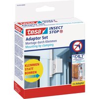 tesa Adapter für Fliegengitter ALU FALT Tür, weiß – Bild 2