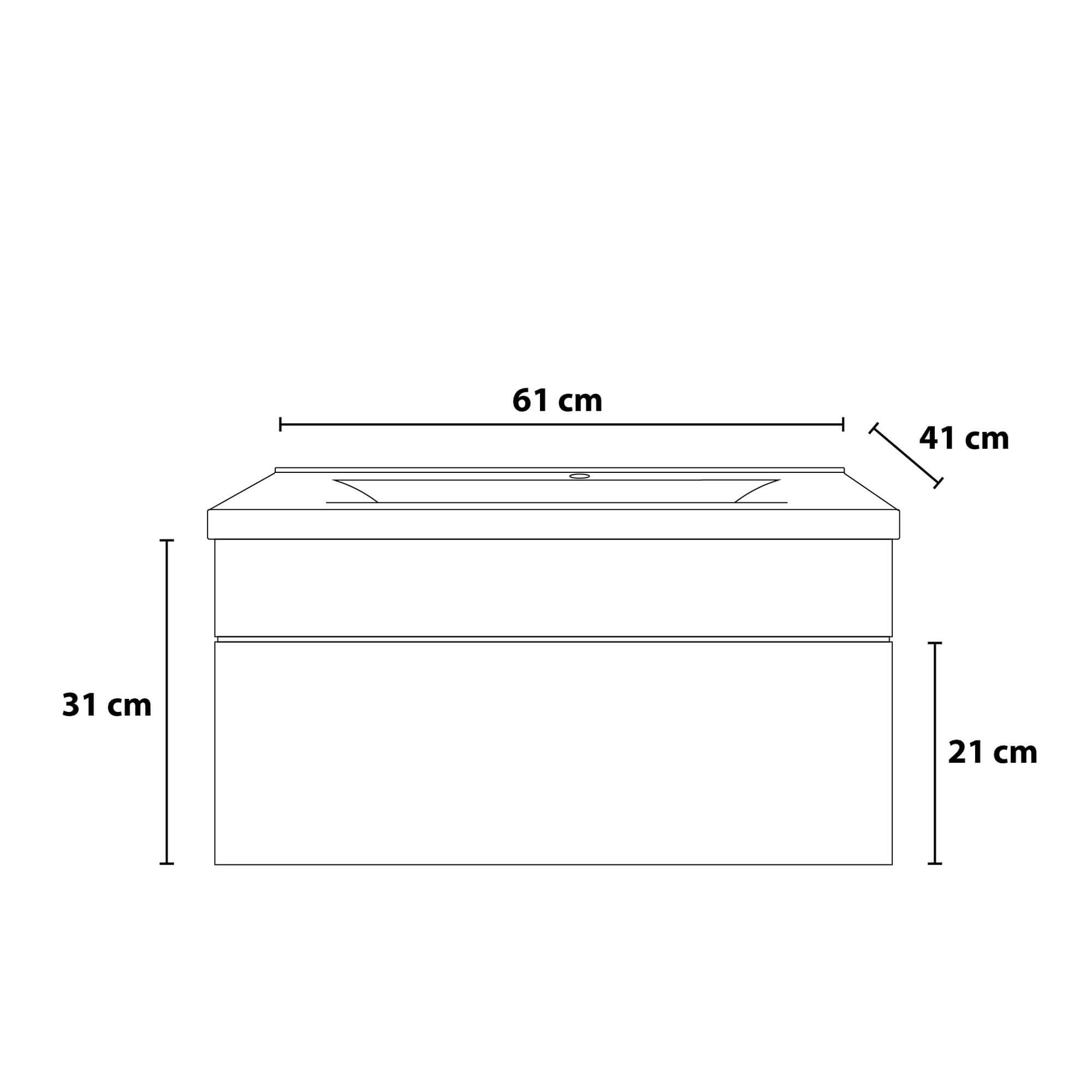 Home Deluxe 4058166032805 Badmöbelset Schwarz – Bild 5