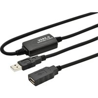 DIGITUS USB 2.0 Aktives Verlängerungskabel, Stecker-Kupplung