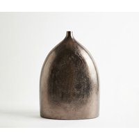 Vase Ogiva B39 x T18 x H51 cm Aluminium Mokka Bronze Gegossen