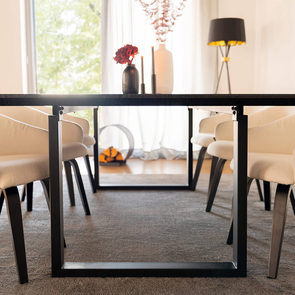 Home Deluxe 4058166271563 Esstisch Dark Oak – Bild 4