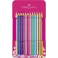 FABER-CASTELL Dreikant-Buntstifte SPARKLE, 12er Etui – Bild 2