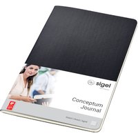 sigel Notizheft Conceptum, DIN A5, liniert, schwarz – Bild 2