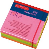 herlitz Haftnotiz-Würfel, 75 x 75 mm, Neonfarben – Bild 2