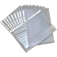herlitz Prospekthülle mit Verschlusslasche, A4, genarbt – Bild 2