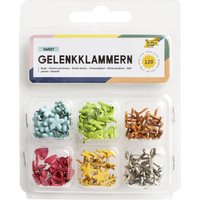 folia Musterbeutelklammern / Brads, Formen, sortiert