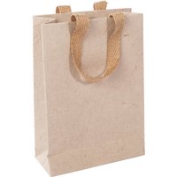 sigel Geschenktüte, Natural Red Coco, beige/rot, klein