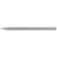 FABER-CASTELL Bleistift Jumbo GRIP, B, silber