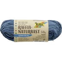 folia Raffia-Naturbast, 50 g, königsblau – Bild 2