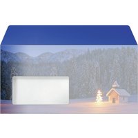 sigel Weihnachts-Motiv-Umschlag, Christmas Chapel, DIN lang
