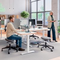 LEITZ Sitz-Steh-Schreibtisch Ergo, weiß, elektrisch