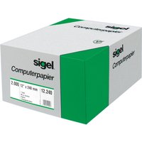 sigel DIN-Computerpapier endlos, 375 mm x 8, (20,32 cm)