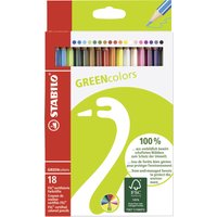 STABILO Buntstifte GREENcolors, 24er Kartonetui