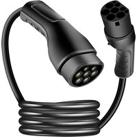 LogiLink E-Auto-Ladekabel, Typ 2, 3-phasig, 22 kW, 7,5 m