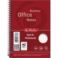 herlitz Notebook, college, DIN A6, 160 Blatt, kariert