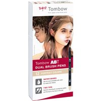 Tombow Doppelfasermaler, DUAL BRUSH PEN ABT, Portrait Colors