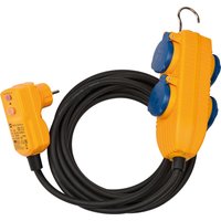 brennenstuhl Schutzadapterkabel IP54, 4-fach, Länge: 5,00 m – Bild 2