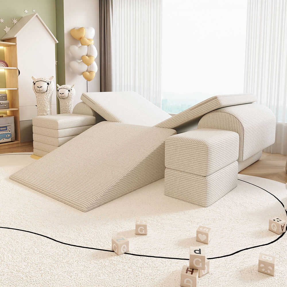 Home Deluxe 4058166414489 Spielsofa Beige – Bild 4
