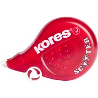 Kores Einweg-Korrekturroller, SCOOTER, 4,2 mm x 8 m, rot