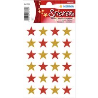 HERMA Weihnachts-Sticker MAGIC, Sterne, glittery