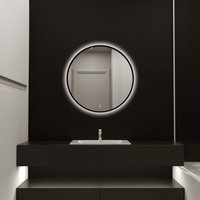 Home Deluxe 4058166285553 LED-Spiegel Rund