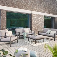 Gartenlounge Aluminium RIO XL - Anthrazit – Bild 2