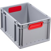 allit Transportbehälter ProfiPlus EuroBox 422, grau/rot – Bild 2