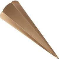folia Metallic-Schultüten-Zuschnitt, 6-eckig, rosé – Bild 2