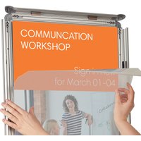 nobo Plakatrahmen Premium Plus, DIN A2, silber